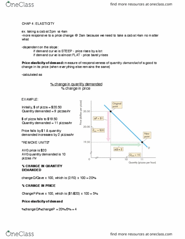 ECON 103 Lecture Notes - Lecture 4: Demand Curve, Unit, Normal Good thumbnail