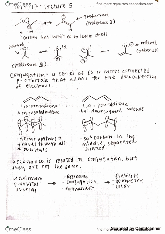 CHEM 14C Lecture 5: Conjugated Molecules thumbnail