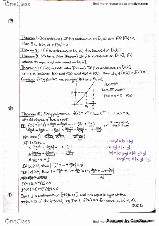 MTH 171 Lecture 18: Chapter 8: 3 Hard Theorems Continued thumbnail