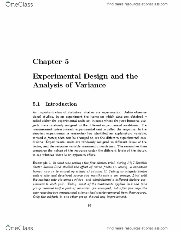 STAT 300 Lecture Notes - Lecture 3: Statistical Unit, Null Hypothesis, Random Variable thumbnail