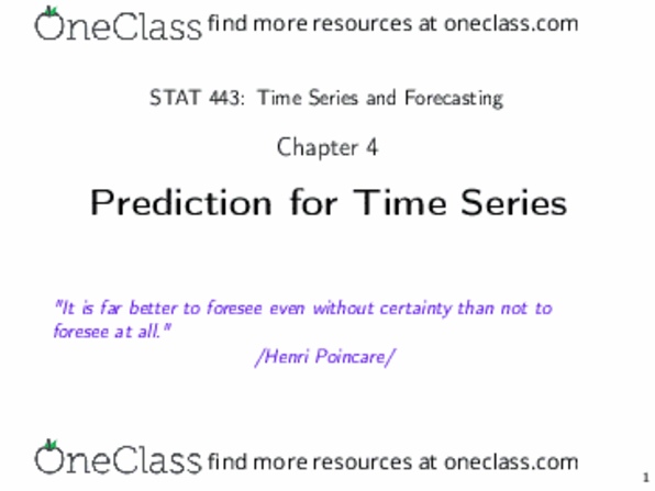 BIOL 335 Lecture Notes - Lecture 4: Exponential Smoothing, Henri Poincaré, Parametric Equation thumbnail