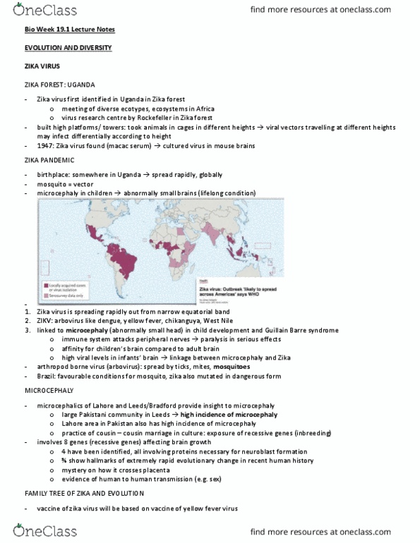 BIOL 103 Lecture Notes - Lecture 7: 1918 Flu Pandemic, Arbovirus, Flu Season thumbnail