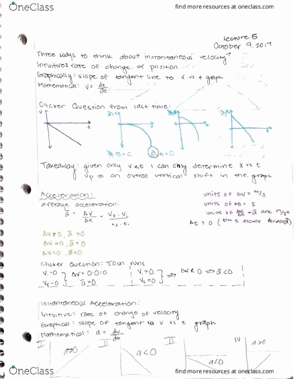 PHYSICS 5A Lecture 5: Physics 5A Lecture 5 Notes thumbnail
