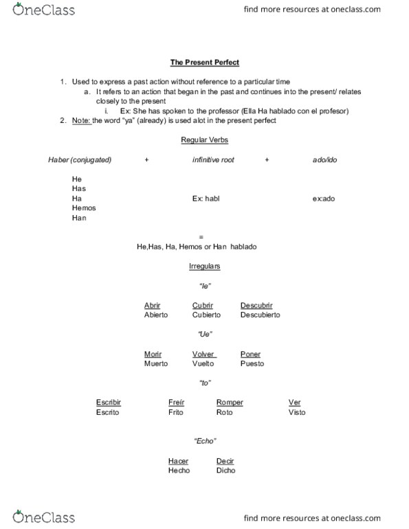 LINGUIST 2L03 Lecture Notes - Lecture 7: Infinitive, Vayas thumbnail