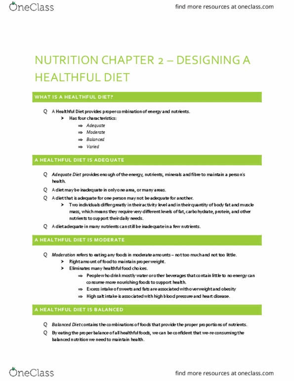 FNN 111 Lecture Notes - Lecture 2: Thiamine, Unsaturated Fat, Riboflavin thumbnail