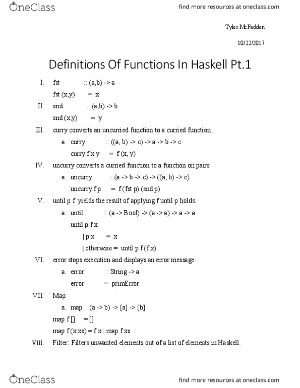 CS 3500 Lecture 2: Function Definitions Pt. 1 thumbnail