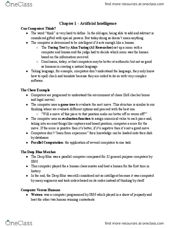 CSCI-A 110 Chapter Notes - Chapter 1-2: Supervised Learning, Labeled Data, Vector Graphics thumbnail