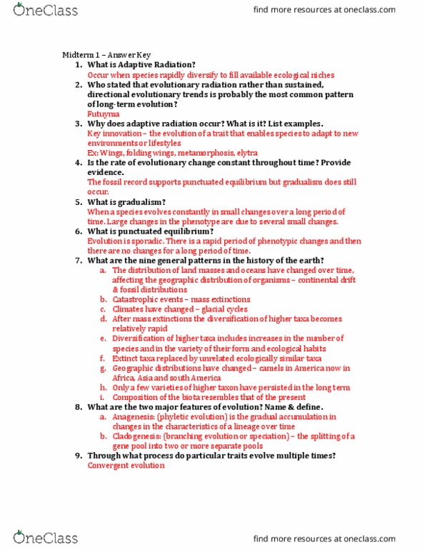 BIO 124 Lecture Notes - Lecture 7: Richard Goldschmidt, Paraphyly, Willi Hennig thumbnail