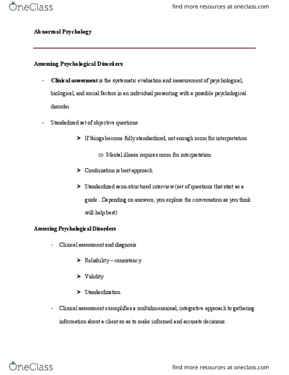 PSYC 2030U Lecture Notes - Lecture 4: Evoked Potential, Agreeableness, Psychopathy Checklist thumbnail