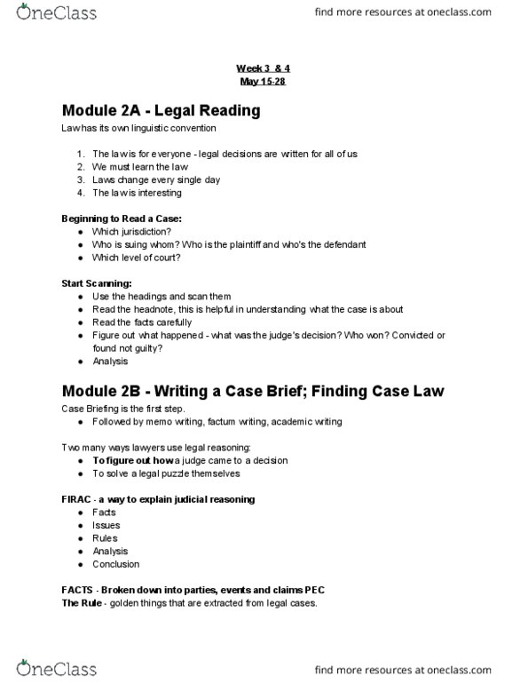 LAW 201 Lecture Notes - Lecture 1: Specific Performance, Parking Lot, Motorized Wheelchair thumbnail