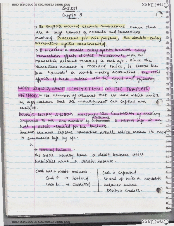 BUS 251 Lecture 3: Chapter 3 thumbnail