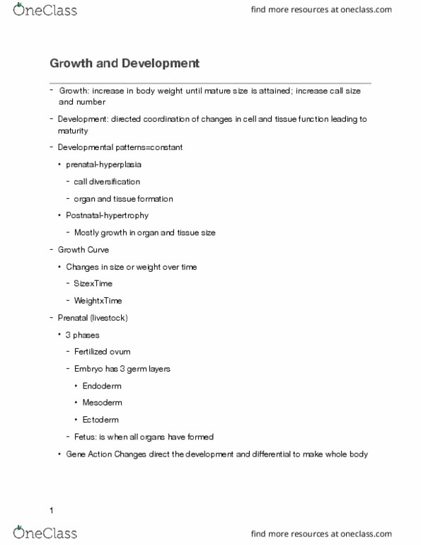 ACBS 102R Lecture Notes - Lecture 4: Egg Cell, Myoglobin, Endoderm thumbnail