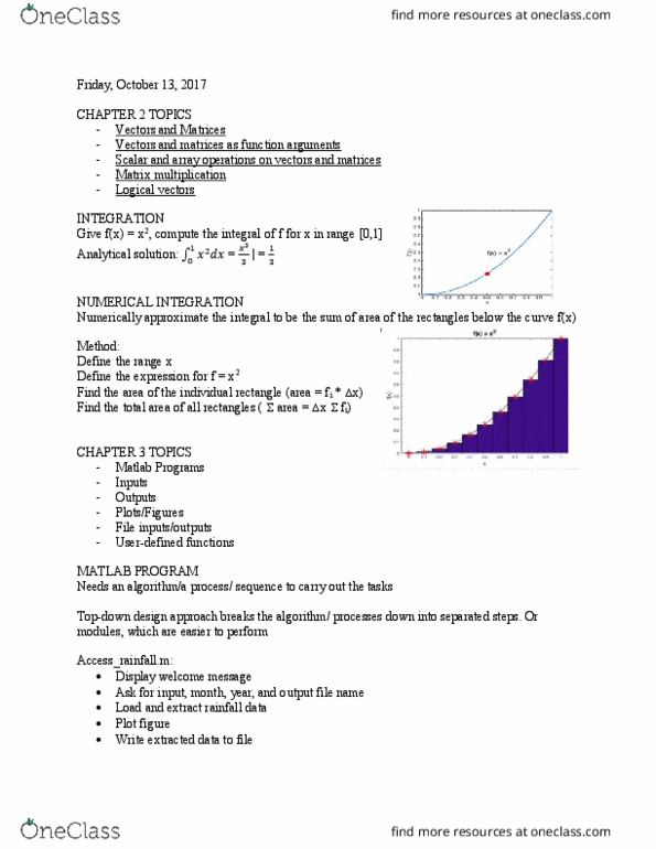 MAE 08 Lecture Notes - Lecture 7: Matlab, Printf Format String thumbnail