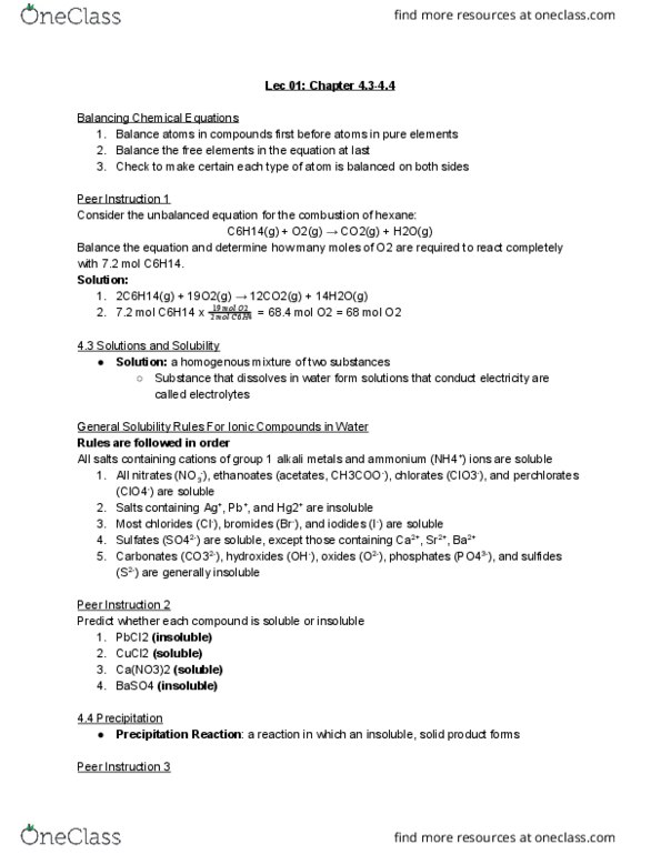 CHMA10H3 Lecture Notes - Lecture 1: Lead, Sodium Carbonate, Sodium Sulfate thumbnail