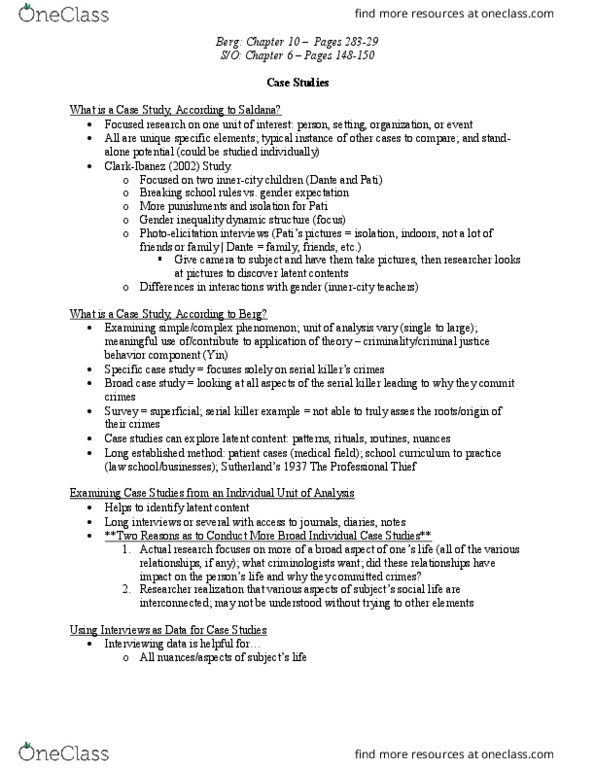 CRJU 30223 Lecture Notes - Lecture 2: Dependent And Independent Variables, Functional Response, Cross-Examination thumbnail