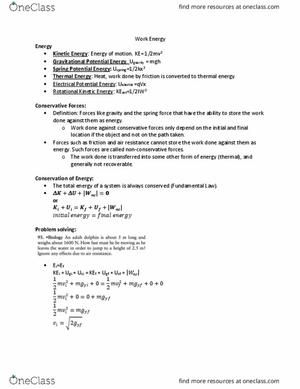 PHYS 1420 Lecture Notes - Lecture 17: Problem Solving, Srf 1 thumbnail