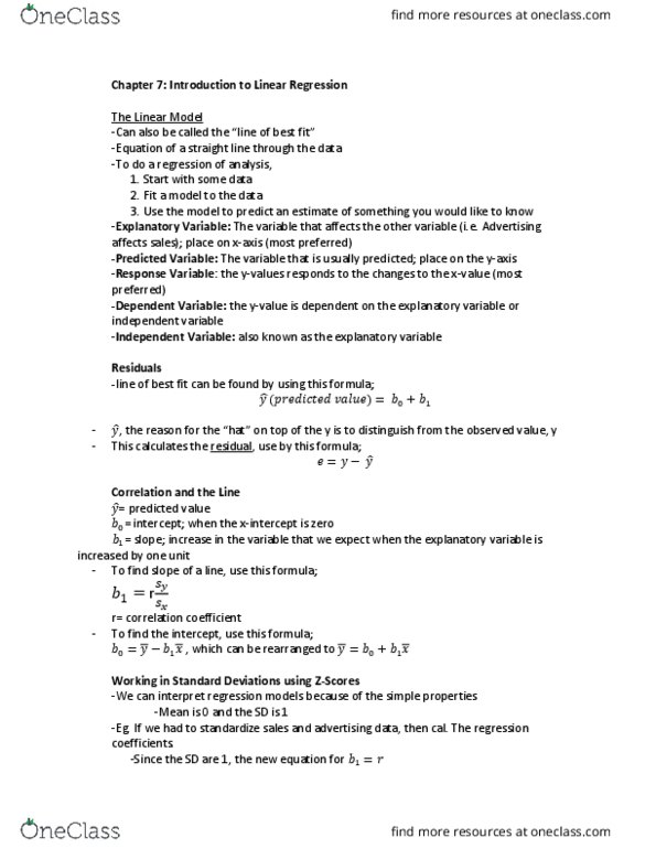 COMMERCE 2QA3 Chapter Notes - Chapter 7-12: Triangular Distribution, Null Hypothesis, Call Centre thumbnail