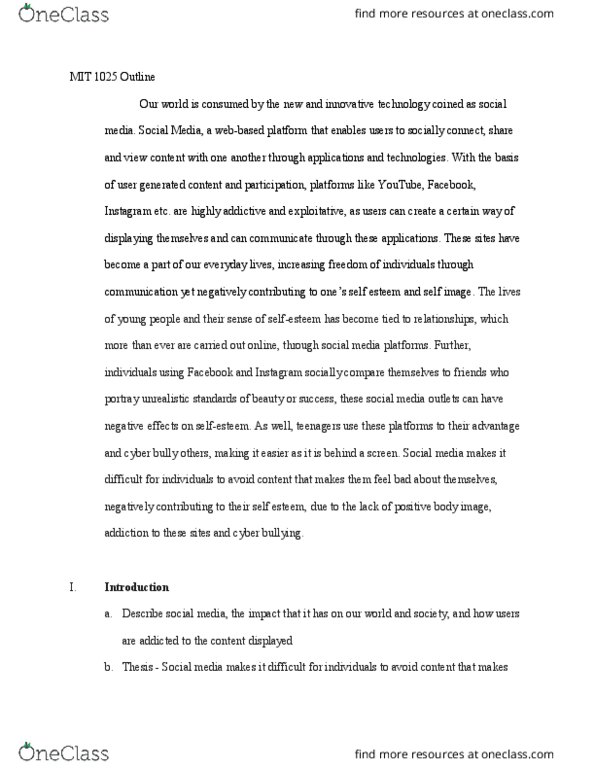 Earth Sciences 1086F/G Lecture Notes - Lecture 3: User-Generated Content, Cyberbullying, Suicide Of Megan Meier thumbnail