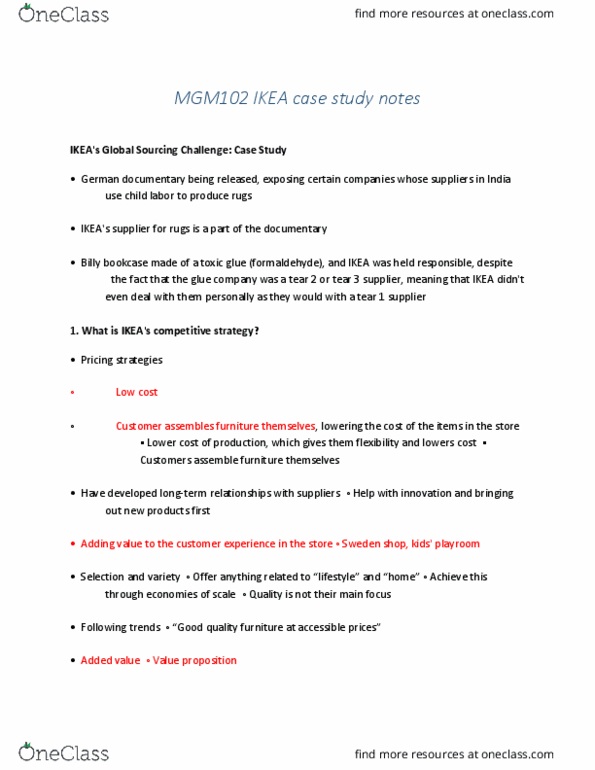 MGM102H5 Lecture Notes - Lecture 3: Ikea, Meatball, Plaintext thumbnail