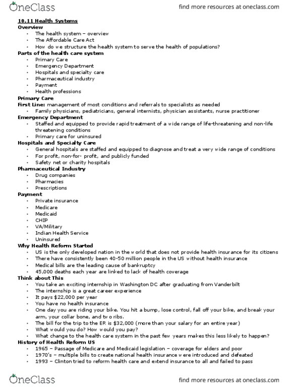 PSY-3635 Lecture Notes - Lecture 16: Working Poor, Nurse Practitioner, Indian Health Service thumbnail