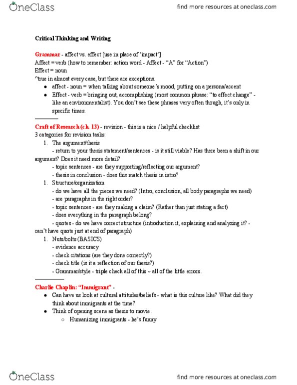 ENGL 1A Lecture Notes - Lecture 9: British Association For Immediate Care thumbnail