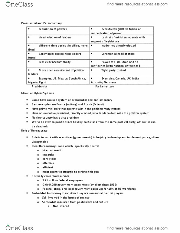 POS 100 Lecture Notes - Lecture 12: New Public Management thumbnail