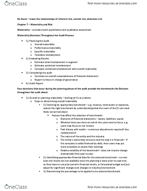 BU477 Lecture Notes - Lecture 8: Internal Control, Specific Performance, Financial Statement thumbnail