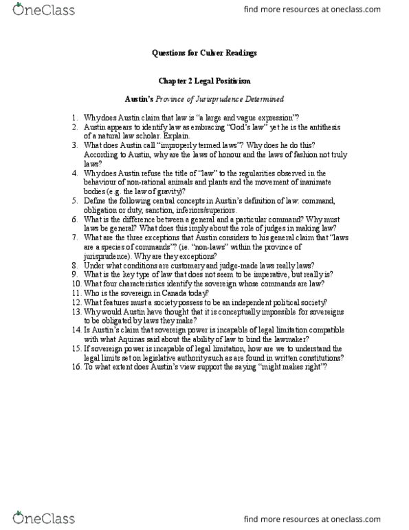 CRIM 417 Lecture 5: Week 3 Culver Discussion Questions thumbnail