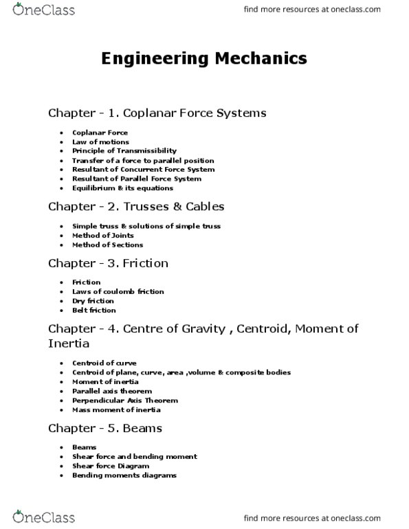 ENGR 14 Lecture Notes - Lecture 50: Projectile Motion, Angular Acceleration, Contact Angle thumbnail