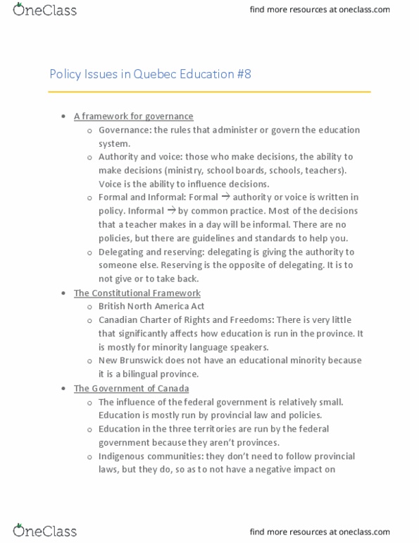 EDEC 247 Lecture Notes - Lecture 8: Cegep thumbnail