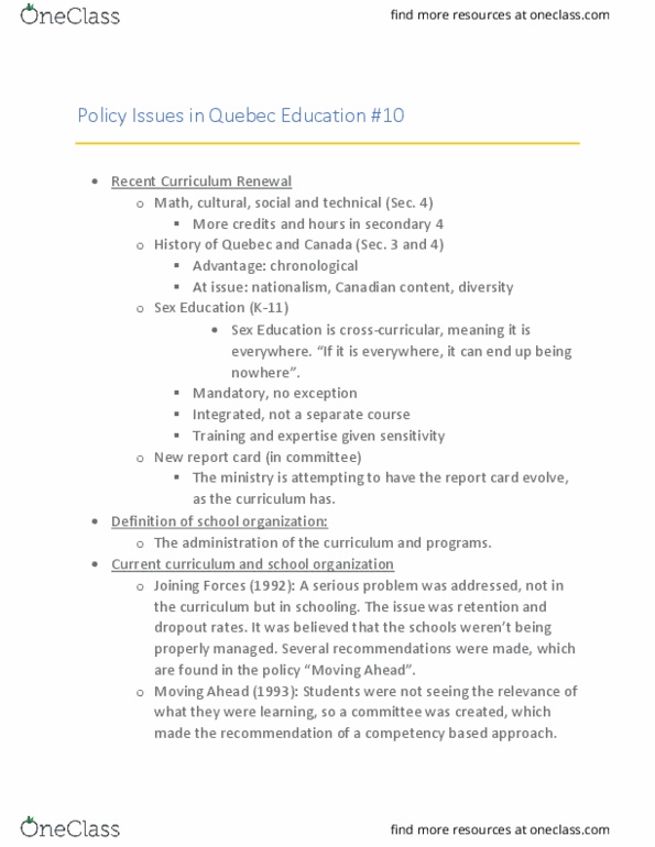 EDEC 247 Lecture Notes - Lecture 10: Canadian Content thumbnail