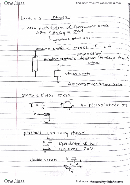 CIVENG 2P04 Lecture 15: Stress and Strain thumbnail