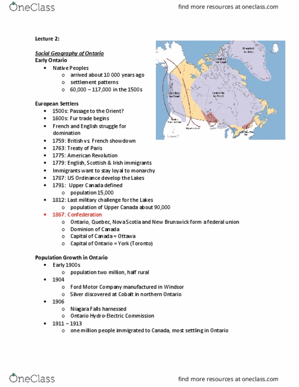 Geography 2011A/B Lecture Notes - Lecture 2: Transportation Planning, Golden Horseshoe, Permafrost thumbnail