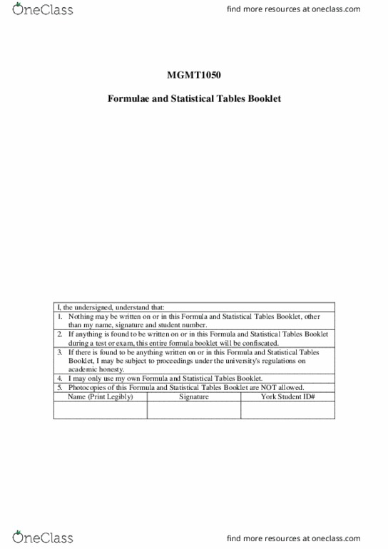 ECON 1000 Lecture Notes - Lecture 1: Interquartile Range, Standard Deviation, Probability Distribution thumbnail