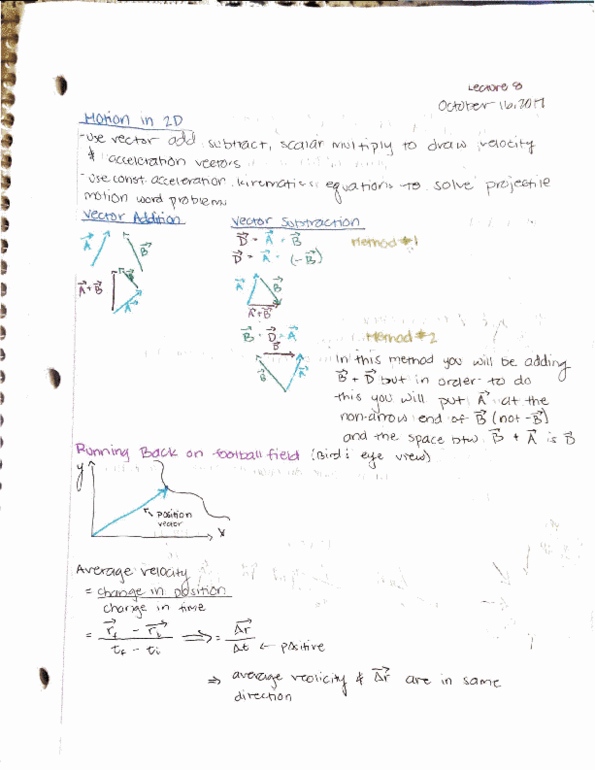 PHYSICS 5A Lecture 8: Physics 5A Lecture 8 Notes thumbnail