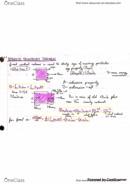 MEC 516 Chapter 3: 3.2 Reynold'sTransport Theorem thumbnail
