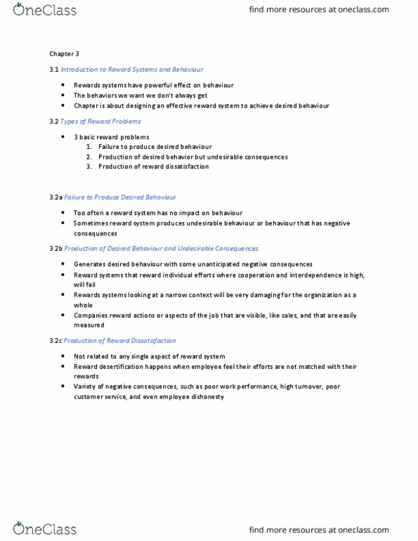 COMMERCE 4BE3 Lecture Notes - Lecture 15: Reward System, Job Performance, Equity Theory thumbnail