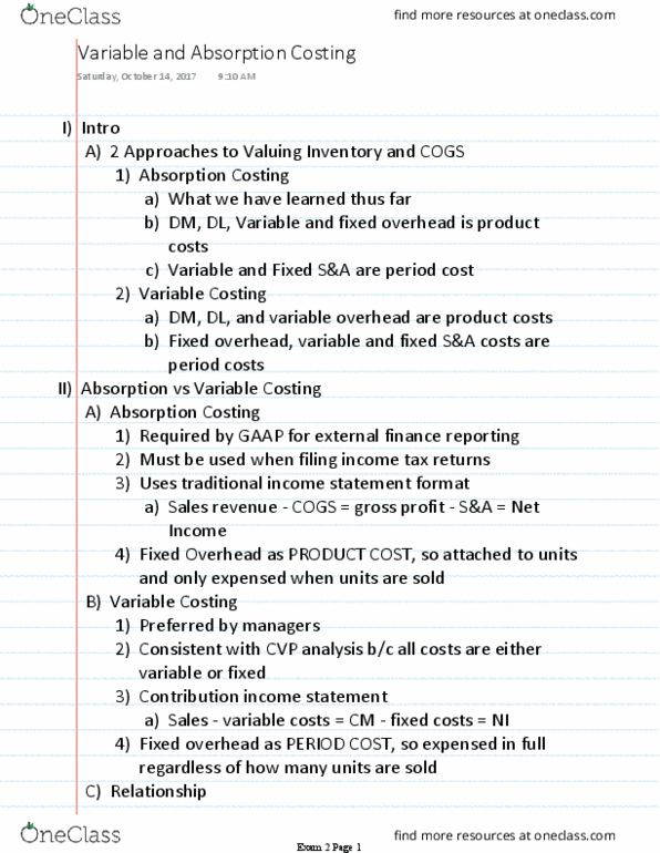 ACCTMIS 2300 Lecture Notes - Lecture 7: Income Statement thumbnail