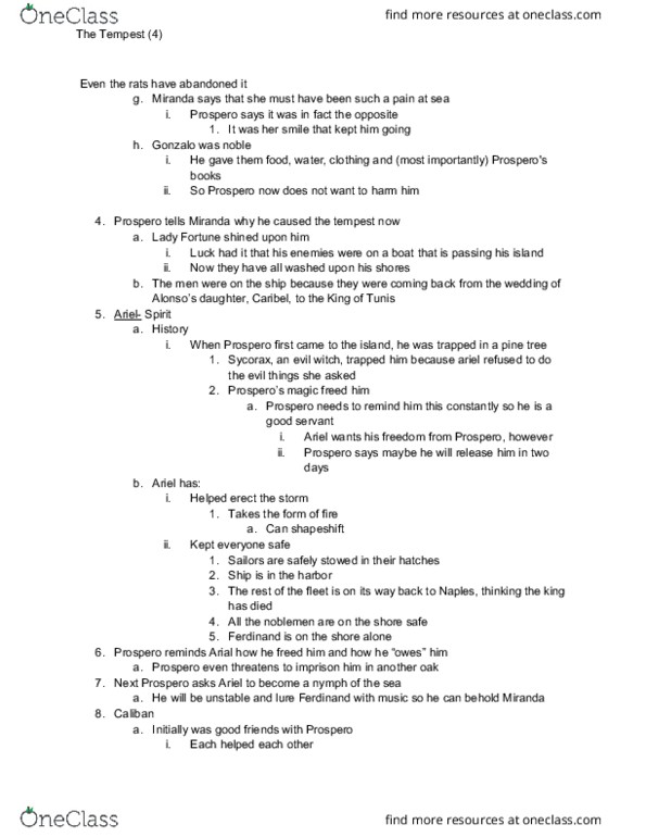 ENGLISH 1C06 Lecture Notes - Lecture 7: Fortuna, Shapeshifting, Join Hands thumbnail