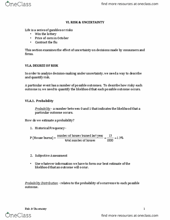 REAL 1820 Lecture Notes - Lecture 15: No Rain, Weighted Arithmetic Mean, Risk Neutral thumbnail