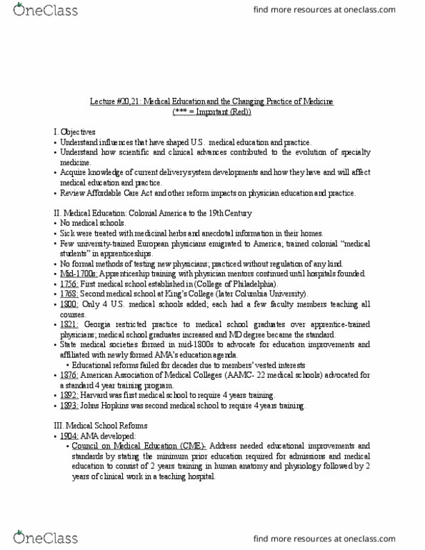 10:501:260 Lecture Notes - Lecture 13: Abraham Flexner, Flexner Report, Interstate Compact thumbnail