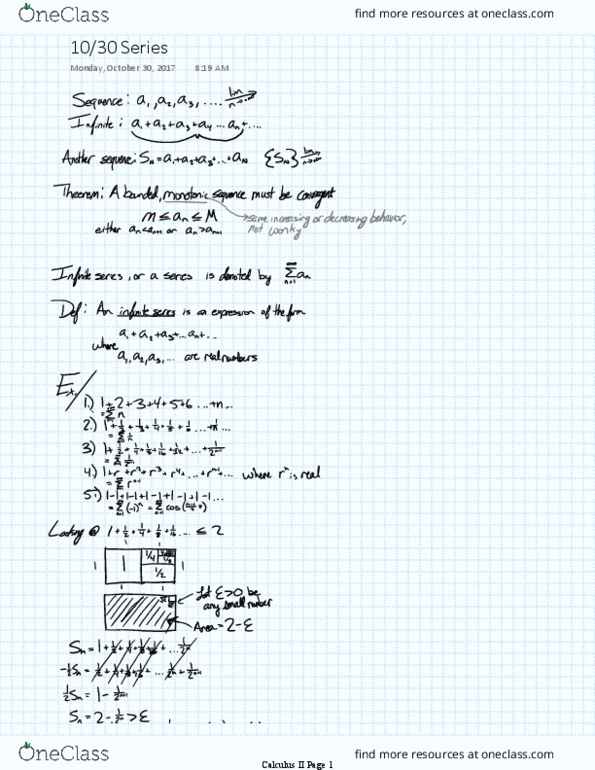 MATH-182 Lecture 21: MATH 182 Lecture 21: Calculus II: Series thumbnail