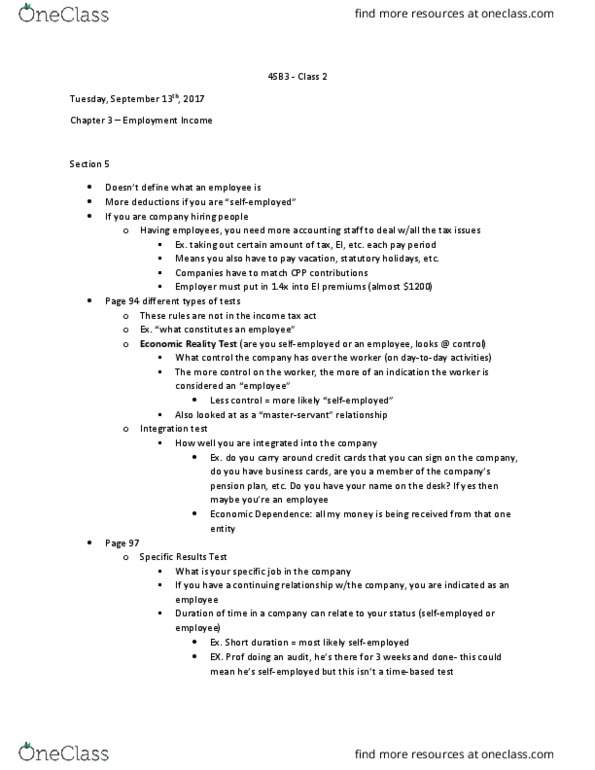 COMMERCE 4SD3 Lecture Notes - Lecture 2: Integration Testing, Pension, Accrual thumbnail