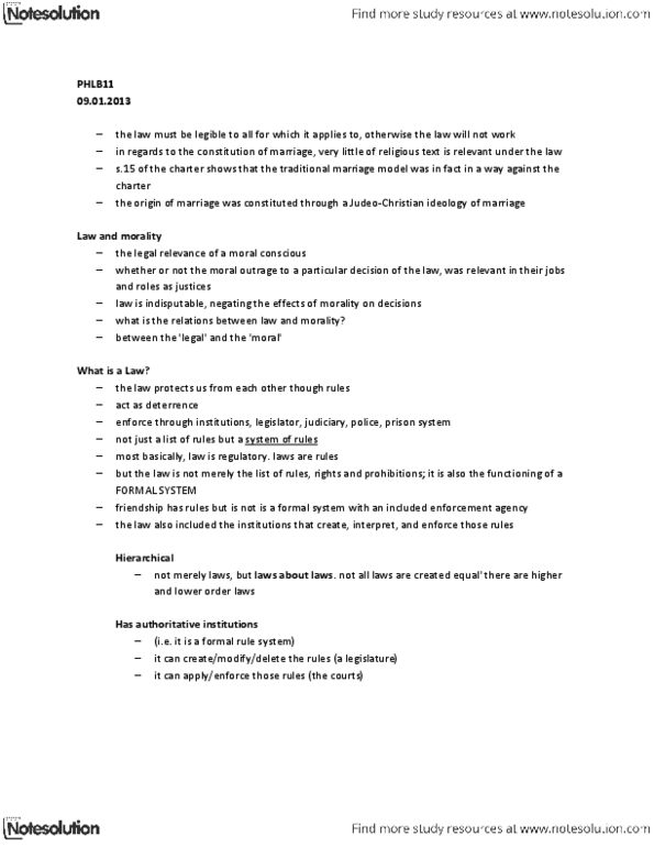 PHLB11H3 Lecture Notes - Formal System, Religious Text, Social Fact thumbnail