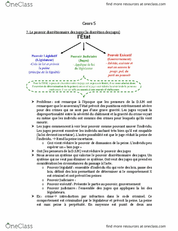 CRM 1701 Lecture Notes - Lecture 5: Chef, Voir, Dune thumbnail