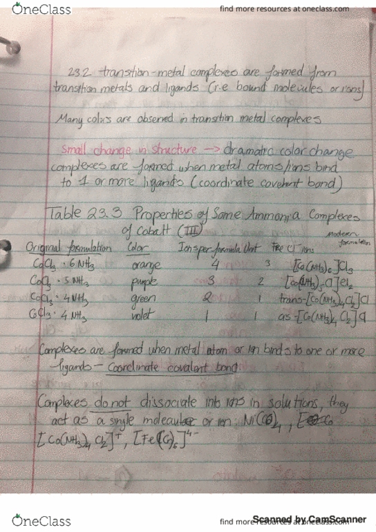 CHEM 1120 Lecture 34: (11-1) chapter 23 lec 34 thumbnail