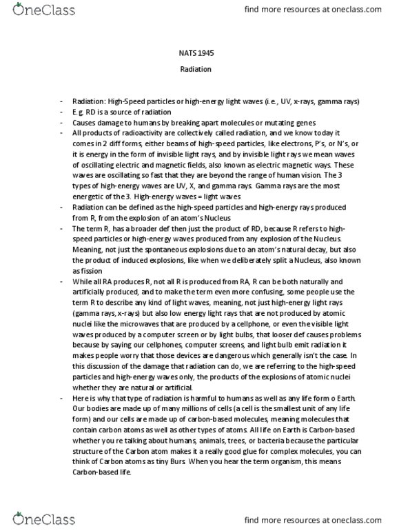 NATS 1945 Lecture Notes - Lecture 4: Indonesian Rupiah, Measure R, Acute Radiation Syndrome thumbnail