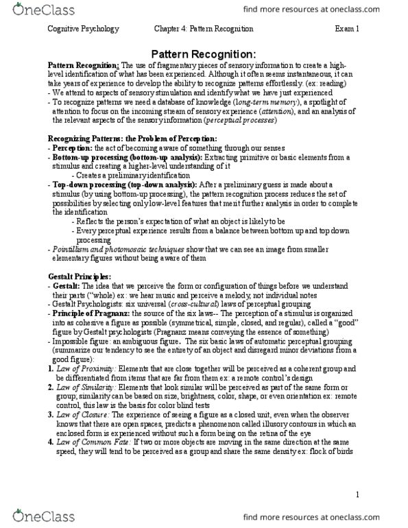 PSYC 2012 Chapter Notes - Chapter 4: Illusory Contours, Gestalt Psychology, Photographic Mosaic thumbnail