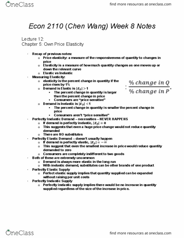 ECON-2110 Lecture Notes - Lecture 23: Demand Curve thumbnail