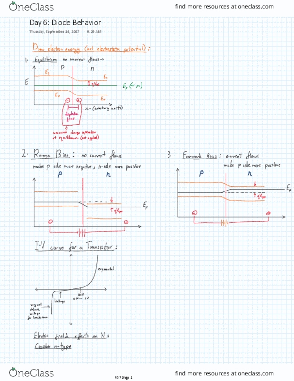 CHBE 457 Lecture Notes - Lecture 6: Diode thumbnail